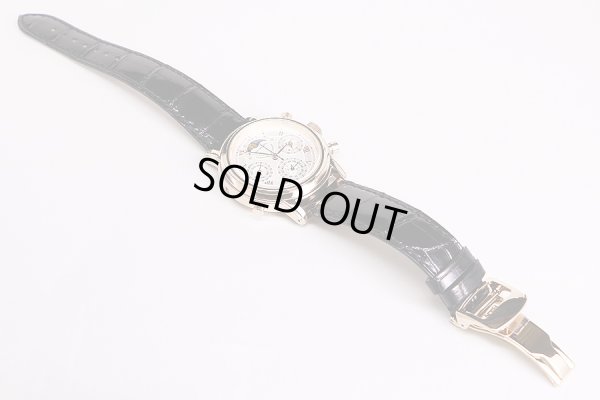 シェルマン　グランドコンプリケーション　プレミアム　白文字盤　革ベルト状態　表面