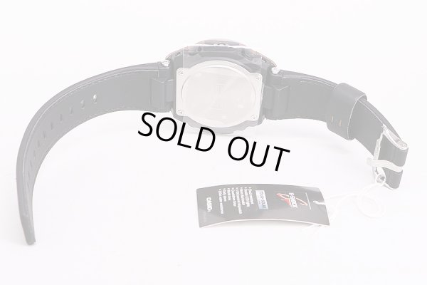 カシオ　Ｇショック　GST-S120L　5516　黒文字盤　革ベルト