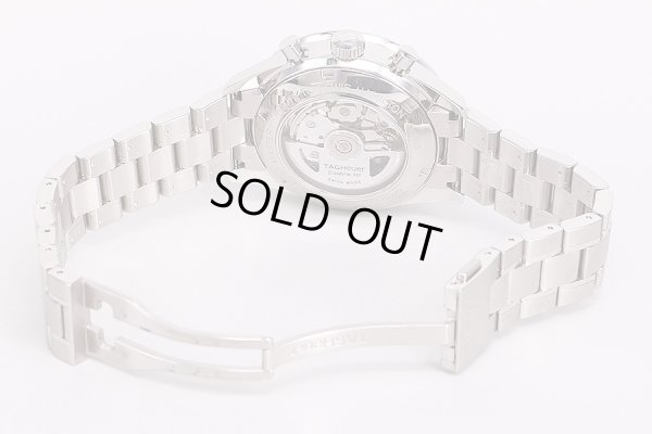 タグホイヤー　カレラ　リングマスター　CV201V　黒文字盤　金色リング　ブレス