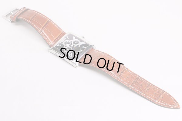 フレデリックコンスタント　パスエイション　カレ　FC265X3C24　黒文字盤　革ベルト状態　表面