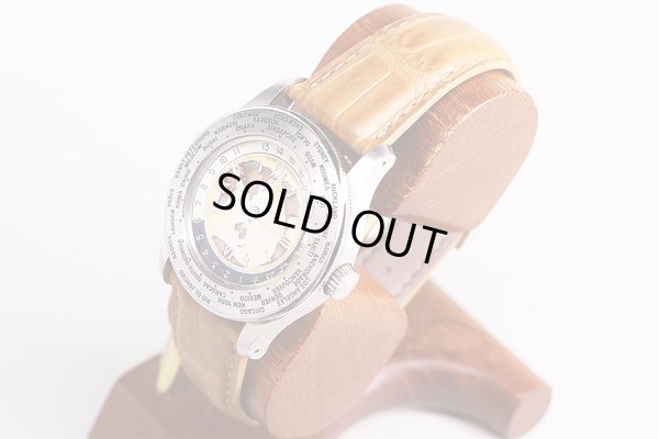 シェルマン　ワールドタイム　ミニッツリピーター　クロワゾネ　茶文字盤　サイド