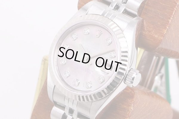 ロレックス　69174NG　U449552　黒シェル文字盤　新10P　サイド拡大