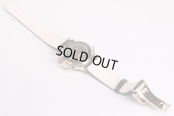 シェルマン　グランドコンプリケーション　プレミアム　白文字盤　革ベルト状態　裏面