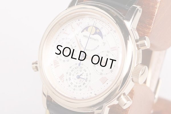 シェルマン　グランドコンプリケーション　プレミアム　白文字盤　サイド拡大