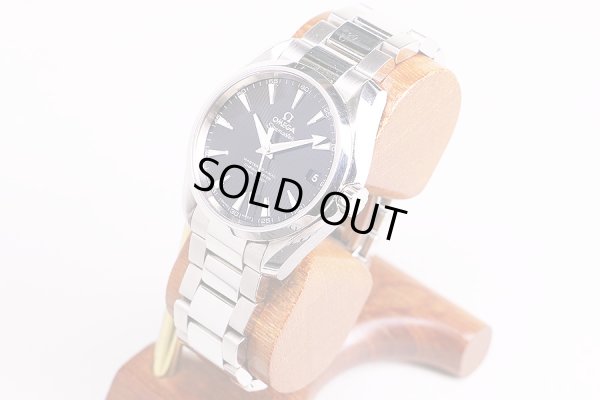 オメガ　シーマスター　アクアテラCOX　231.10.30　黒文字盤　サイド