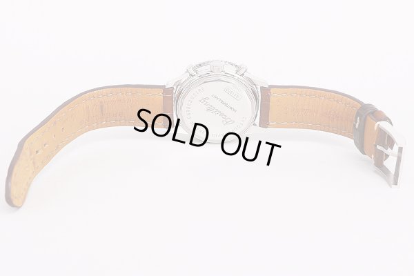 ブライトリング　ナビタイマー　モンブリラン　Ａ４１７３０　銀文字盤　革ベルト