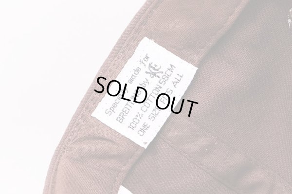 ブライトリング　ノベルティキャップ　茶　ロゴ