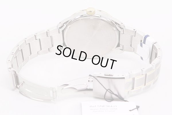 セイコー　ソーラー　ＳＮＥ３６４Ｊ１　白文字盤　ブレス