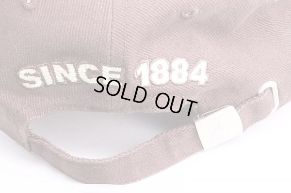 ブライトリング　ノベルティキャップ　茶　後ろ拡大