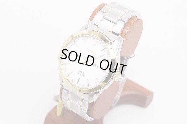 セイコー　ソーラー　ＳＮＥ３６４Ｊ１　白文字盤　サイド