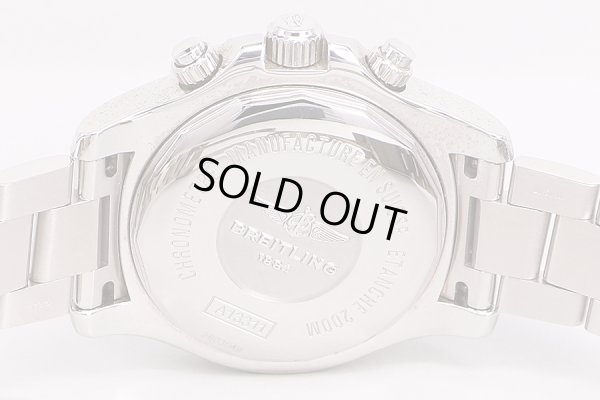 ブライトリング　スーパーオーシャン　クロノグラフ　Ａ１３３１１　紺文字盤　裏面拡大