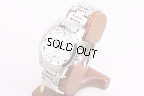 セイコー　プルミエール　ＳＣＪＬ００１　６Ｎ７６－００Ｄ０　銀文字盤　サイド