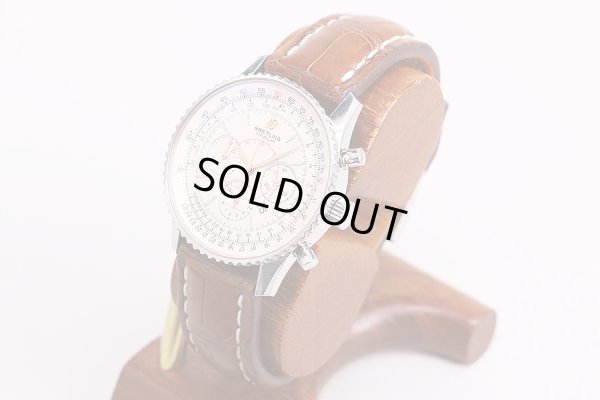 ブライトリング　ナビタイマー　モンブリラン　Ａ４１７３０　銀文字盤　サイド