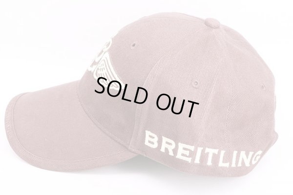 ブライトリング　ノベルティキャップ　茶　サイド