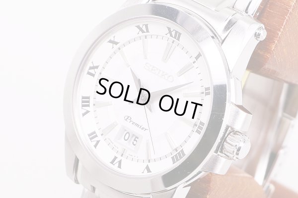セイコー　プルミエール　ＳＣＪＬ００１　６Ｎ７６－００Ｄ０　銀文字盤　サイド拡大