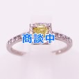 画像1: PT900 ダイアイリリング 0.404ct 0.25ct 2.90g (1)