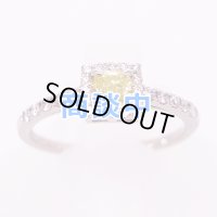 PT900 ダイアイリリング 0.404ct 0.25ct 2.90g