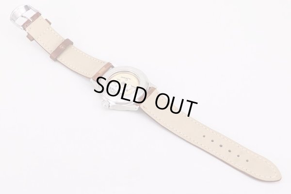 ジン　５５６ＪＵＢ　グレー文字盤　５５周年限定　革ベルト状態　裏面