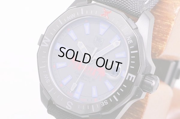 タグホイヤー　アクアレーサーファントム　ＷＡＹ２１８Ｃ　ワンピース限定　グレー文字盤　サイド拡大