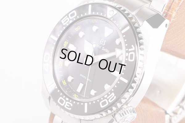 セイコー　グランドセイコー　ＳＢＧＸ３３５　９Ｆ６１－０ＡＬ０　黒文字盤　サイド拡大