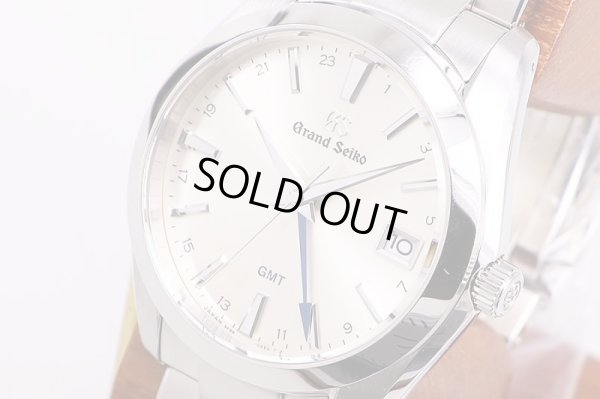 セイコー　グランドセイコー　ＳＢＧＮ０１１ＧＭＴ　９Ｆ３６－０ＡＦ０　銀文字盤　サイド拡大