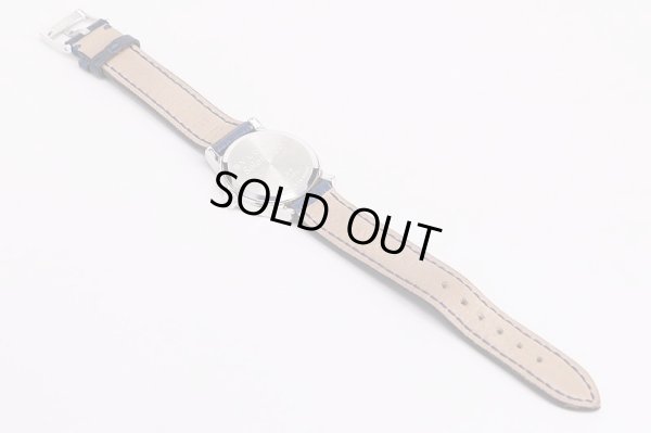 ブルガリ　ソロテンポ　ＳＴ２９　青文字盤　革ベルト状態　裏面