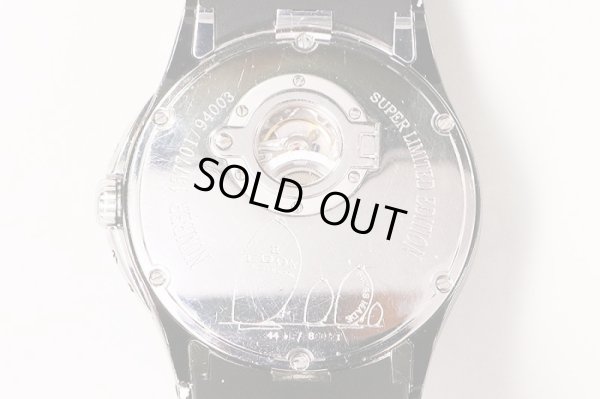 エドックス　グランドオーシャン　９４００３　黒文字盤　シードバイ限定　裏面拡大