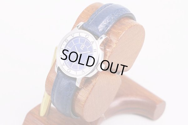 ブルガリ　ソロテンポ　ＳＴ２９　青文字盤　サイド