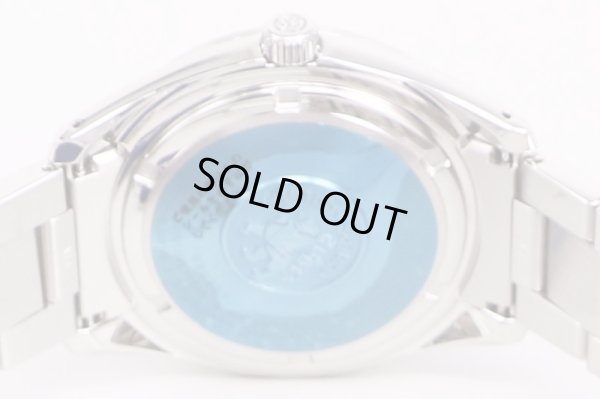 セイコー　グランドセイコー　ＳＢＧＮ０１１ＧＭＴ　９Ｆ３６－０ＡＦ０　銀文字盤　裏面拡大