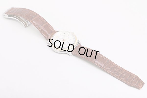 モーリス・ラクロア　ファイブハンズ　MP6328　白文字盤　革ベルト状態　表面