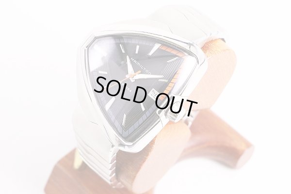 ハミルトン　ベンチュラ　エルビス80　H245510　黒文字盤　サイド