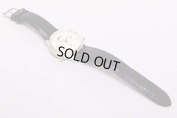 天賞堂　グランドコンプリケーション　白文字盤　革ベルト状態　表面