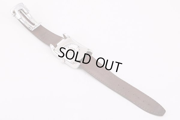 モーリス・ラクロア　ポントス　パワーリザーブ　PT6157　白文字盤　革ベルト状態　裏面