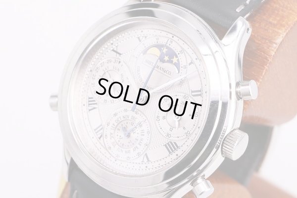 シェルマン　グランドコンプリケーション　銀文字盤　サイド拡大