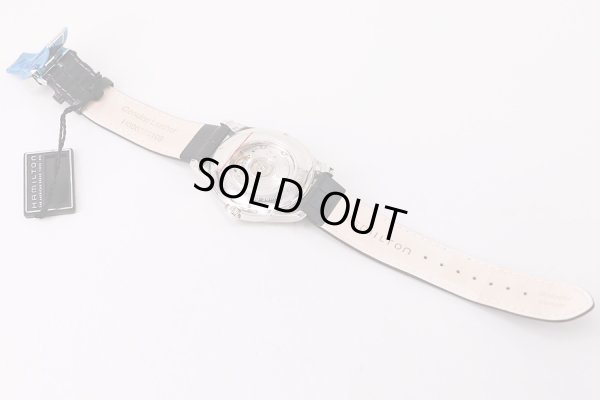 ハミルトン　ジャズマスター　スモールセコンド　H325550　黒文字盤　革ベルト状態　裏面