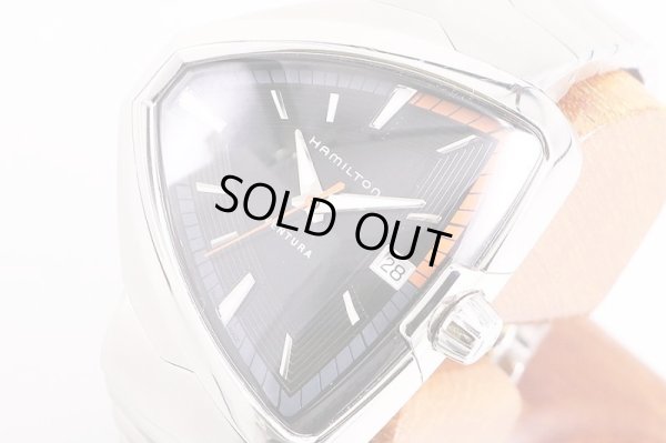 ハミルトン　ベンチュラ　エルビス80　H245510　黒文字盤　サイド拡大