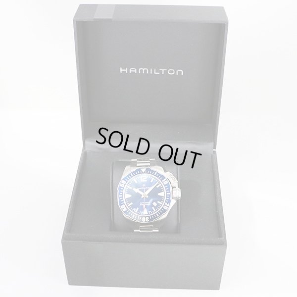 ハミルトン　カーキ　ダイバーオープンウォーター　H777705　青文字盤　箱