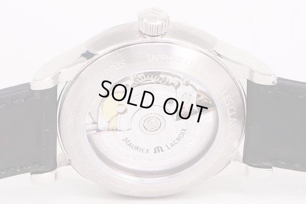モーリス・ラクロア　レ・クラシック　LC6027　銀文字盤　裏面拡大