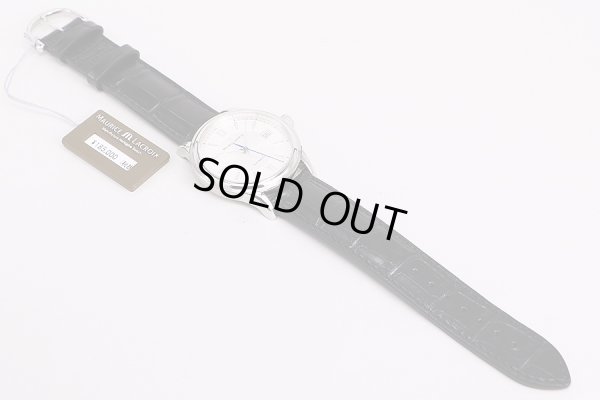 モーリス・ラクロア　レ・クラシック　LC6027　銀文字盤　革ベルト状態　表面