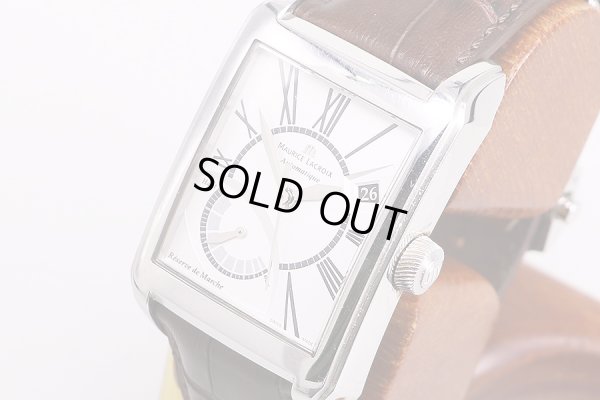 モーリス・ラクロア　ポントス　パワーリザーブ　PT6157　白文字盤　サイド拡大