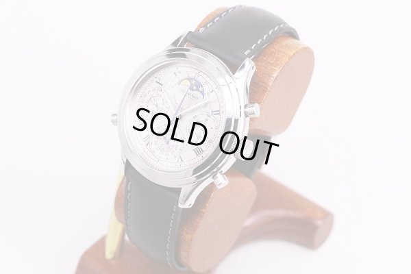 シェルマン　グランドコンプリケーション　銀文字盤　サイド