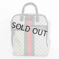 グッチ　バックパック 495558 001998　ベージュ／エボニー