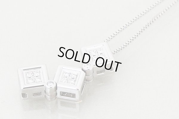 タサキ　K18WGダイアイリペンダントネックレス　0.13 6.60g　拡大