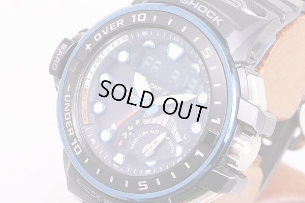 カシオ　Ｇショック ガルフマスター ＧＷＮ－Ｑ１０００Ａ ５４７７ 黒文字盤　サイド拡大