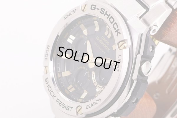 カシオ　Ｇショック ＧＳＴ－Ｗ１１０Ｄ ５４４４ 黒文字盤 金針　サイド拡大