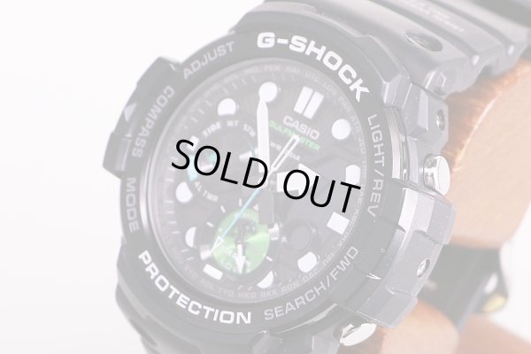 カシオ　Ｇショック ガルフマスター ＧＮ－１０００ＭＢ ５４４３ 黒文字盤　サイド拡大