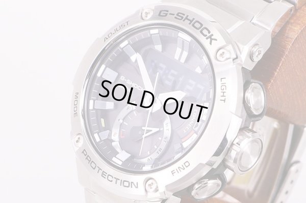 カシオ　Ｇショック ＧＳＴ－Ｂ２００Ｄ ５６０８ ブルートゥース 黒文字盤　サイド拡大