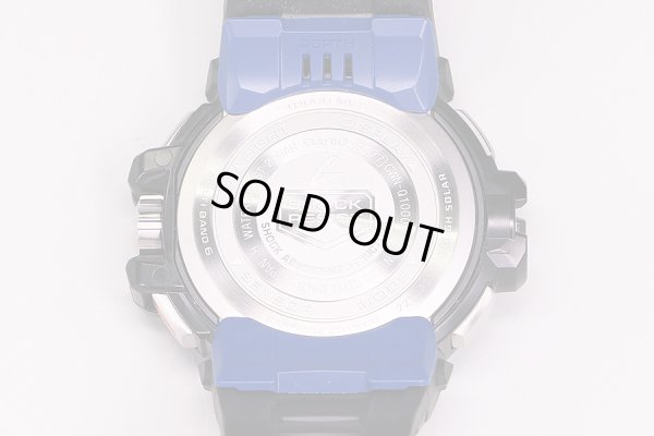 カシオ　Ｇショック ガルフマスター ＧＷＮ－Ｑ１０００Ａ ５４７７ 黒文字盤　裏面拡大