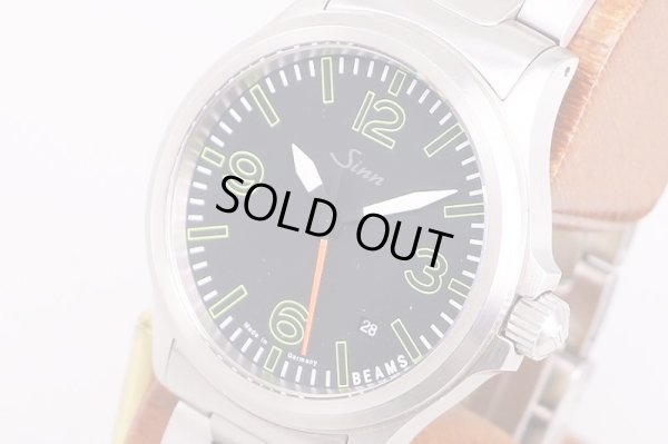 ジン　５５６ＢＥＡＭＳ　黒文字盤　ビームスコラボ　サイド拡大