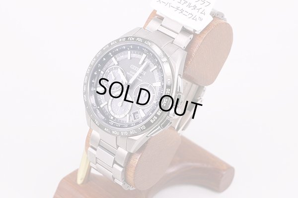 シチズン　サテライトウェーブ　ＣＣ９１０５－５４Ｅ　黒文字盤　サイド